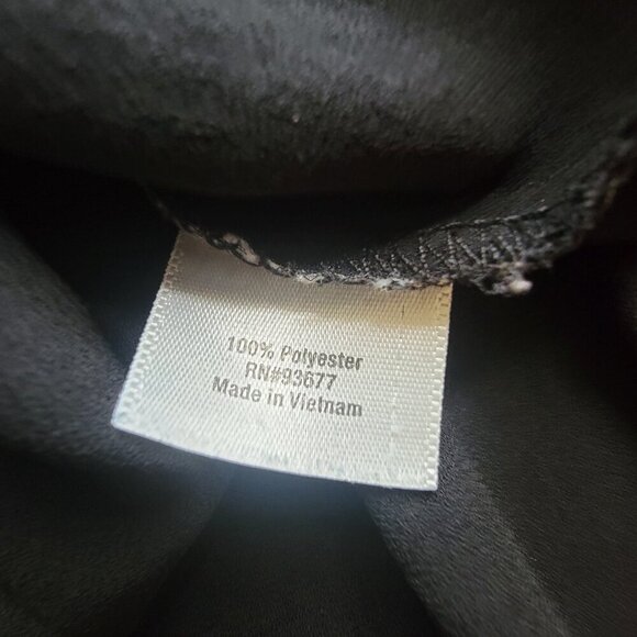 a.n.a A New Approach black romantic long sleeve, lace up blouse plus size 3x - Picture 9 of 11